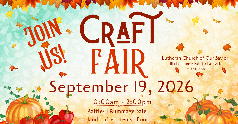 Annual Craft Fair (Rummage & Bake Sale too!)
