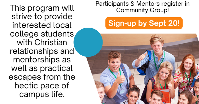 Adopt-A-College Student Program! image
