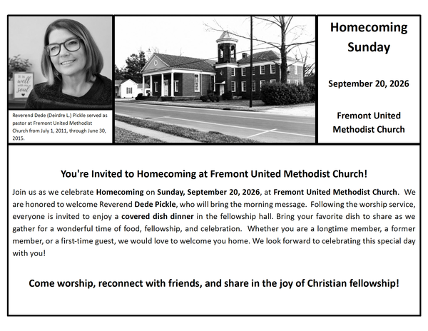 Homecoming Sunday