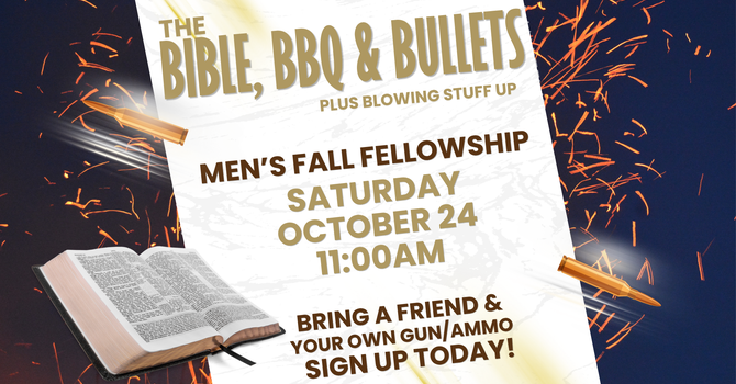 Men's Bible, Bullets & BBQ
