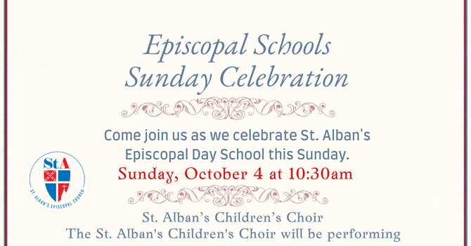 Episcopal Schools Sunday Celebration