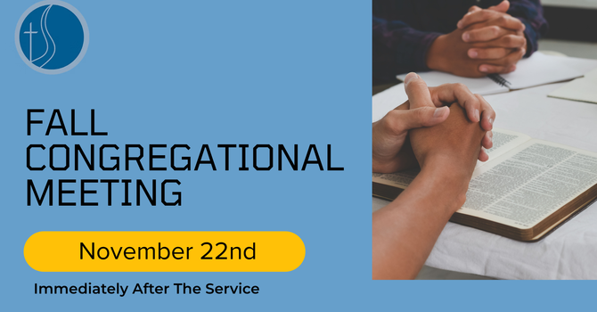 Fall Congregational Meeting