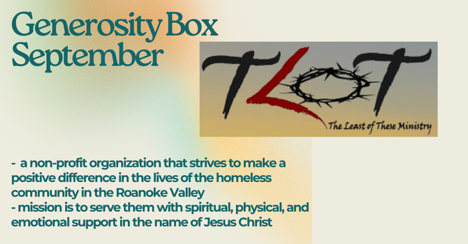 September Generosity Box image