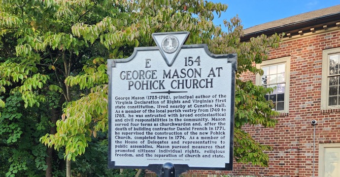 HISTORIC MARKER DEDICATION, George Mason