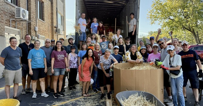 Pumpkin Truck Unloading Volunteer Event