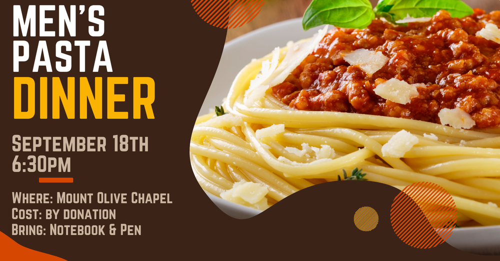 Men's Pasta Dinner