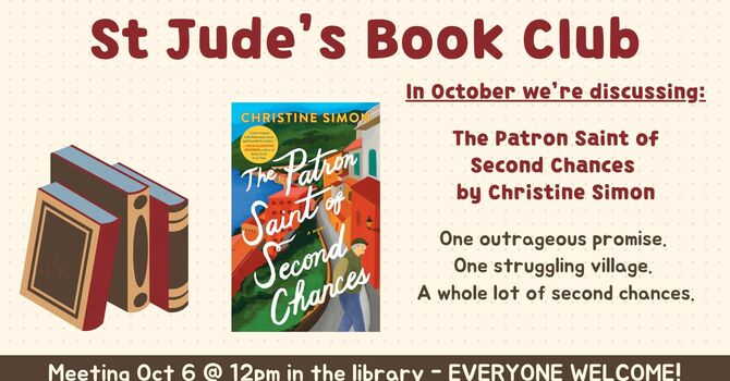 St Jude's Book Club - October Meetup