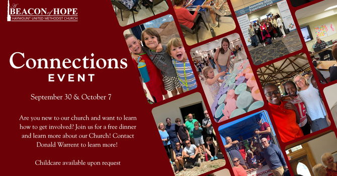 HUMC Upcoming Connections Event