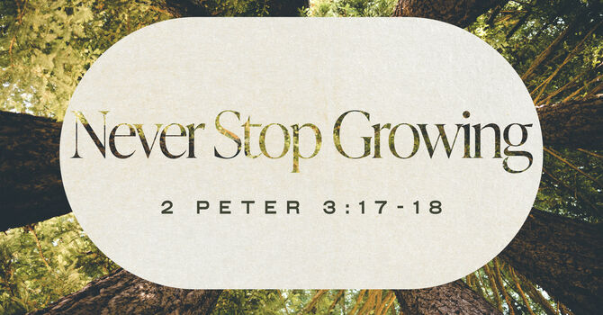Never Stop Growing | 09.13.26 AM