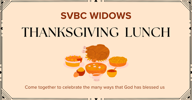Widows Thanksgiving Lunch