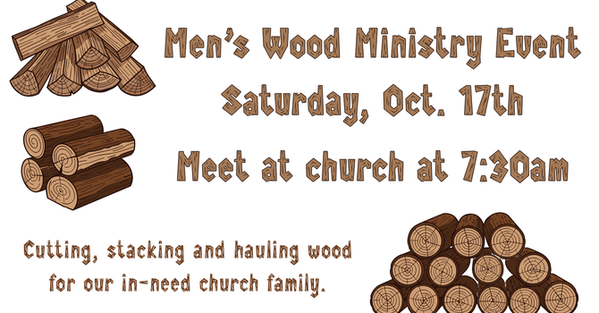 Men's Wood Ministry Event