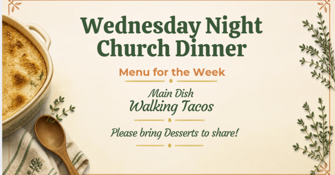 Wednesday Night Menu September 23rd