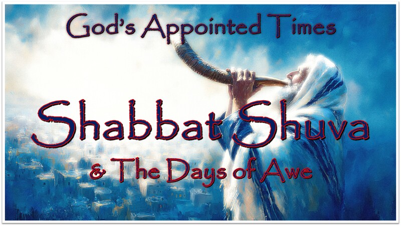 Shabbat Shuva & The Days of Awe