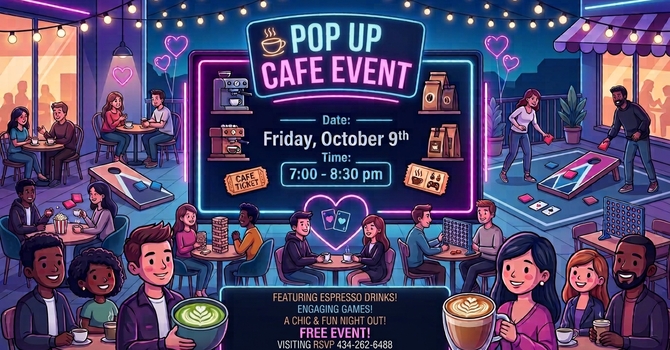 Pop Up Cafe Event