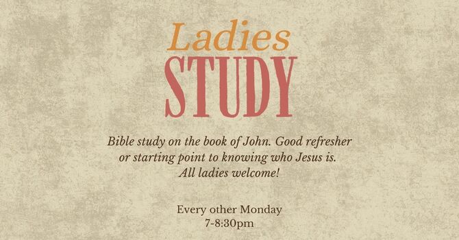 Ladies Bible Study