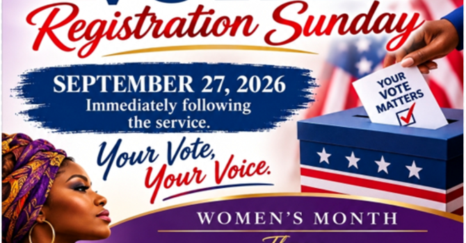 Voter Registration Sunday