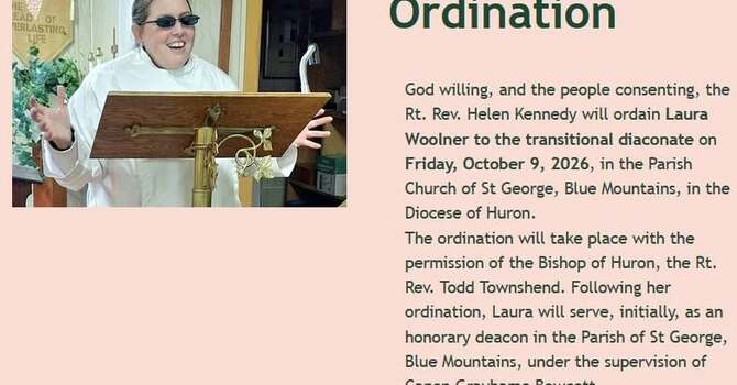 A Service of Ordination 