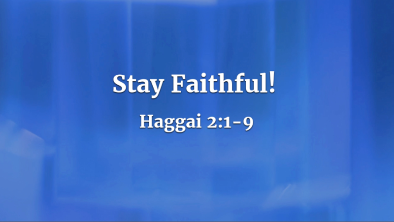 Stay Faithful!