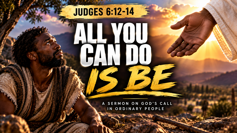 ALL YOU CAN DO IS BE