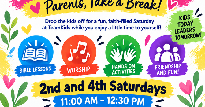 Team Kids :Kid Discipleship -Schedule Update