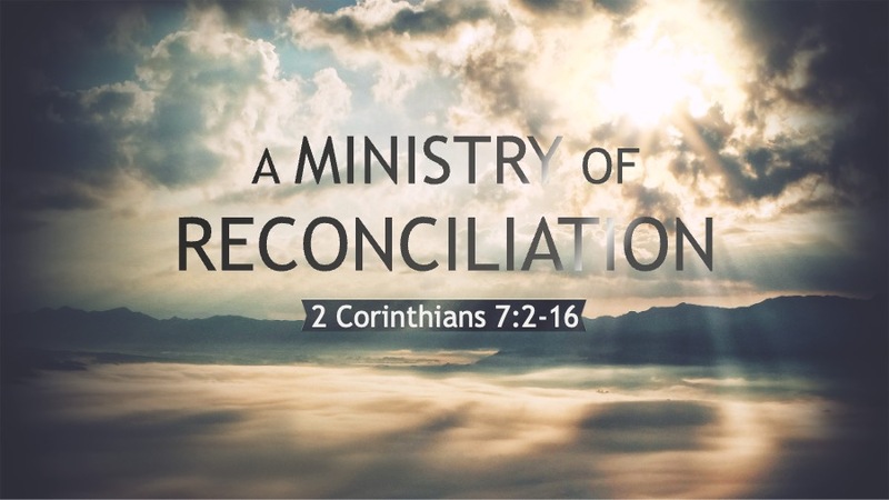 The Ministry of Reconciliation