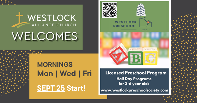 Preschool Start!