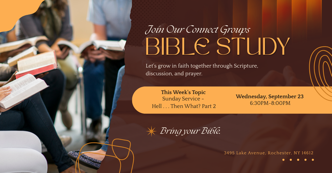 Connect Group Bible Study