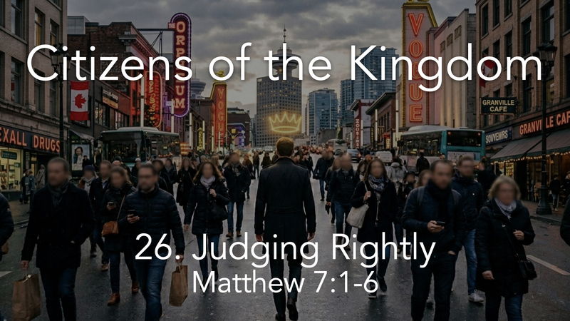 26. Judging rightly