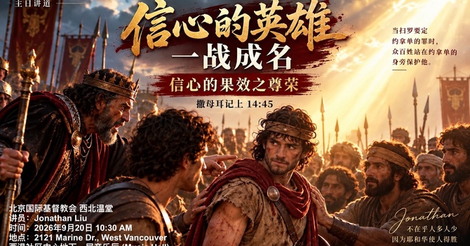信心的英雄之一战成名——约拿单