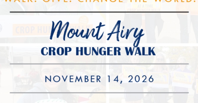 Mount Airy CROP Hunger Walk