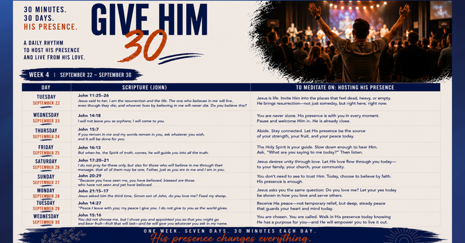 Give Him 30