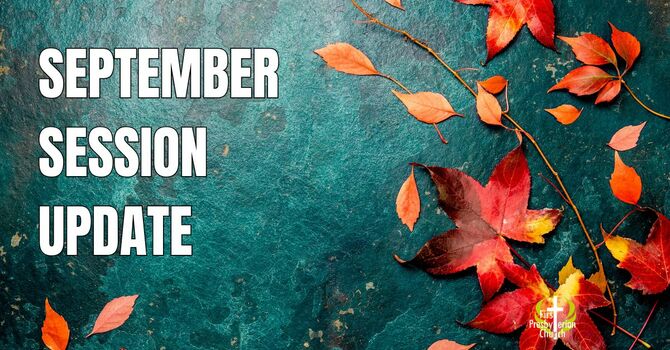 September Session Update