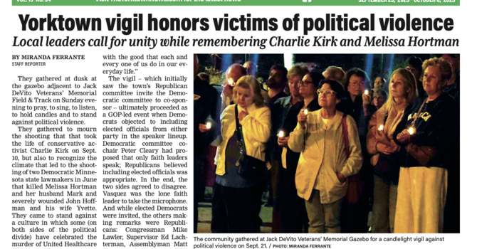 Our Pastor Leads Prayer Honoring Victims image