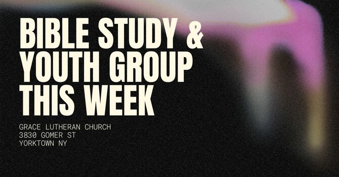 Youth Group & Bible Study