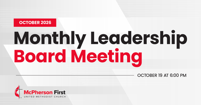Monthly Leadership Board Meeting