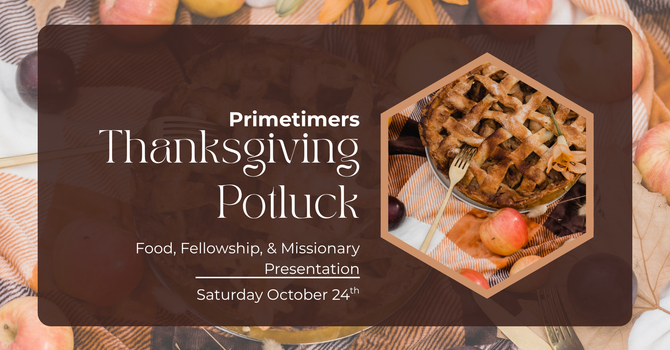 Primetimers Thanksgiving Potluck