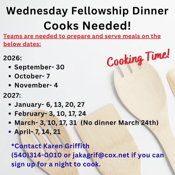 Cooks Needed!