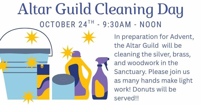 Altar Guild Cleaning Day