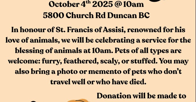 Blessing of the Animals