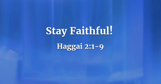 Stay Faithful!