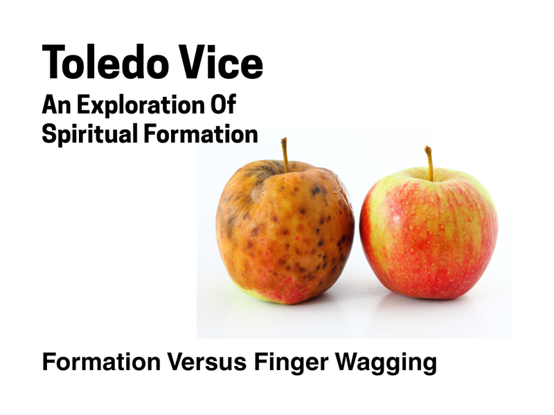 Formation Versus Finger Wagging