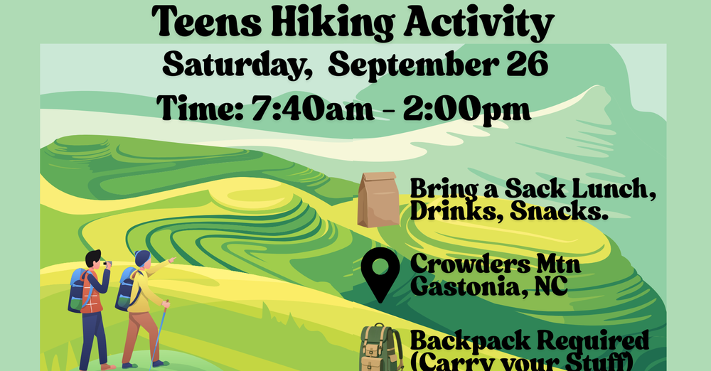 Teen Hiking Activity