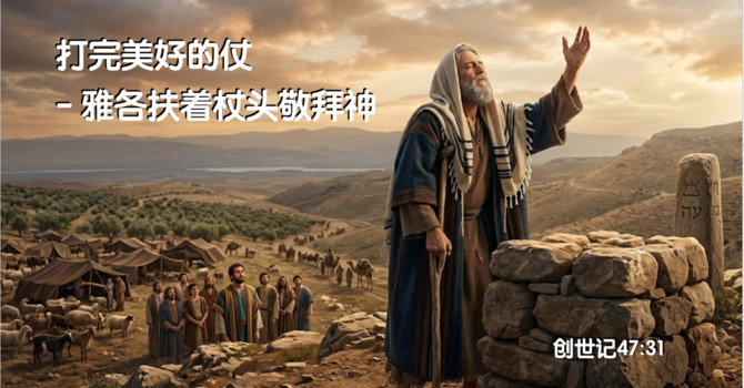 打完美好的仗 – 雅各在床头上敬拜神