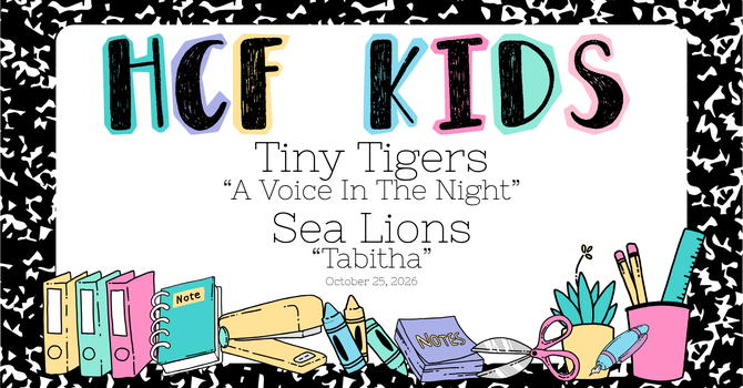 Sunday Children's Ministry