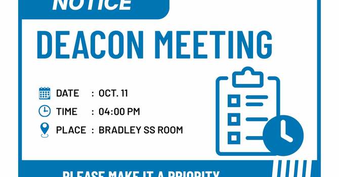 Deacon Meeting