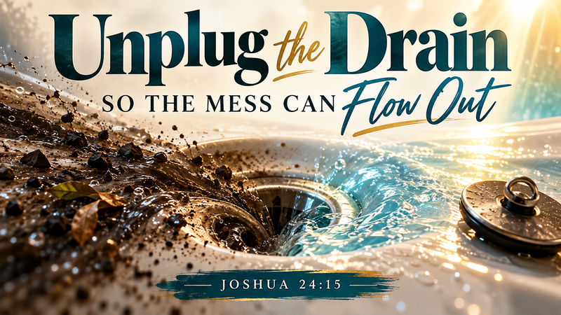 "Unplug the Drain, So the Mess can Flow Out"