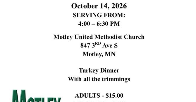 Fall Turkey Dinner