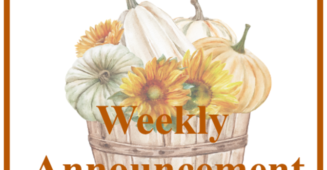 Weekly Announcements