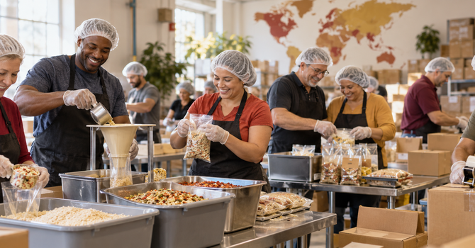 WBIC Serves at Feed My Starving Children