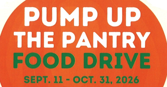 Pump Up The Pantry Food Drive September 11th - October 31st image